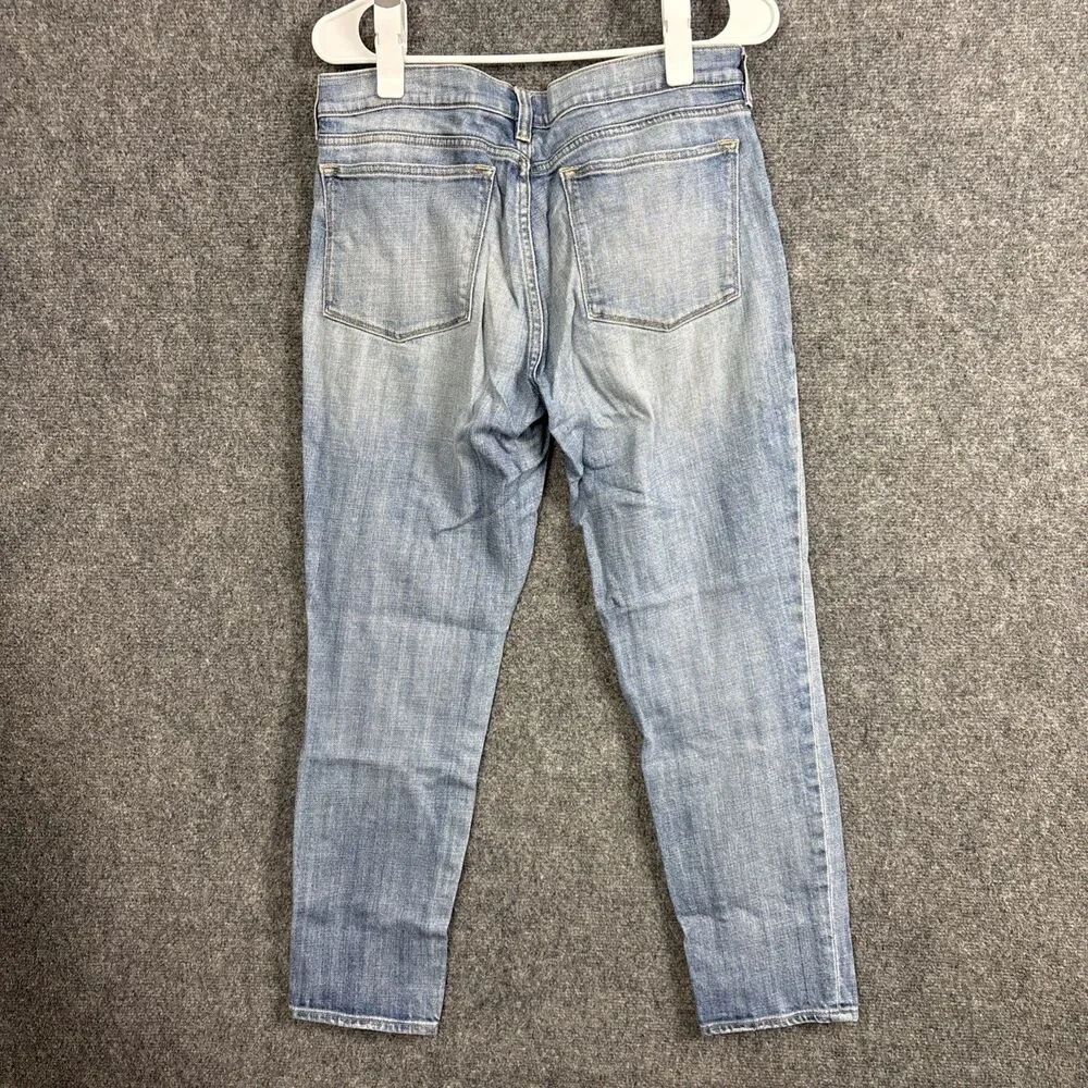 J.CREW Jeans Womens Size 29 Blue  Cropped Stretch Preppy City